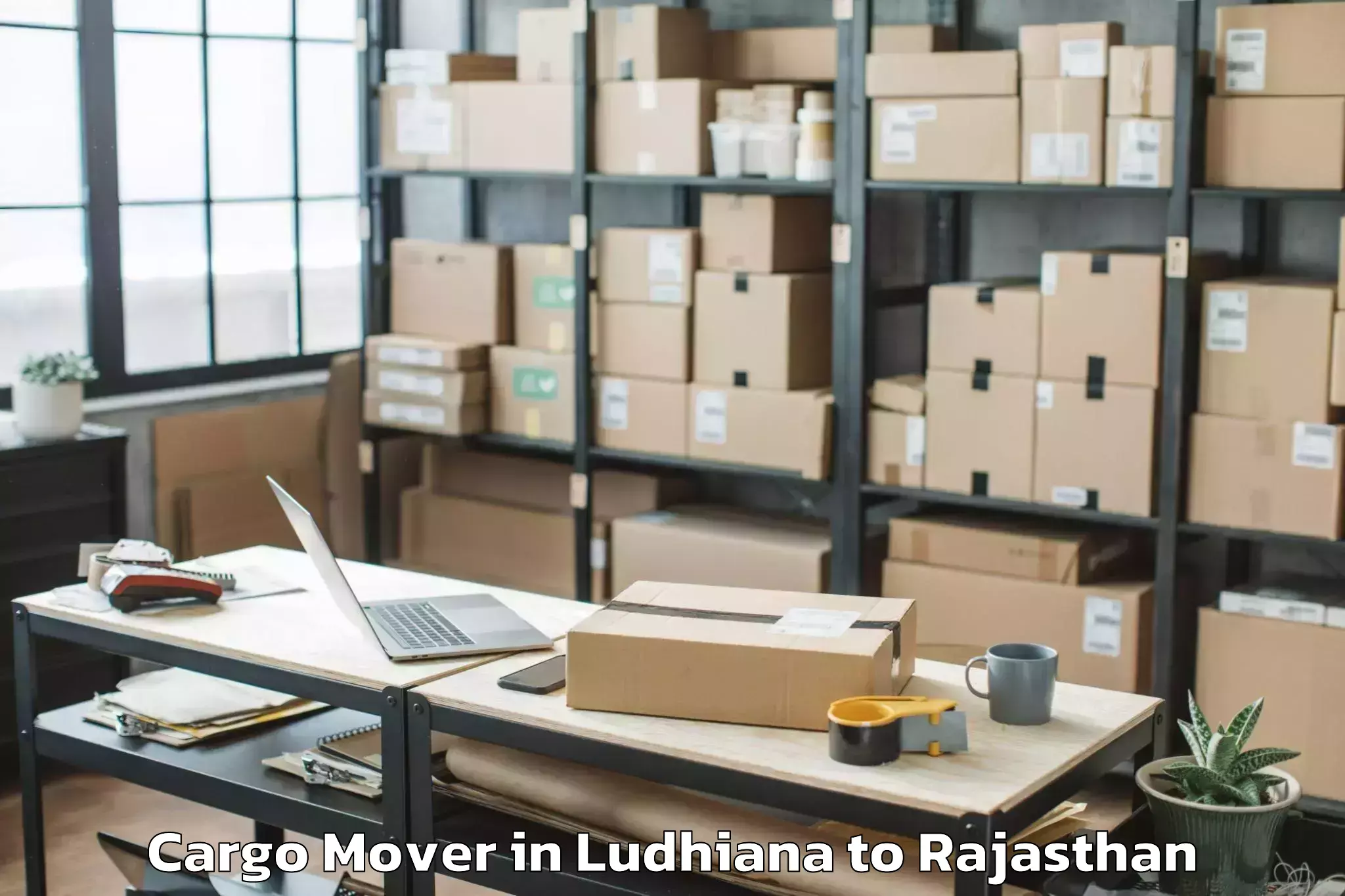 Top Ludhiana to Kishangarh Cargo Mover Available